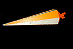 Standart-Tüte: Holzfarben/Orange